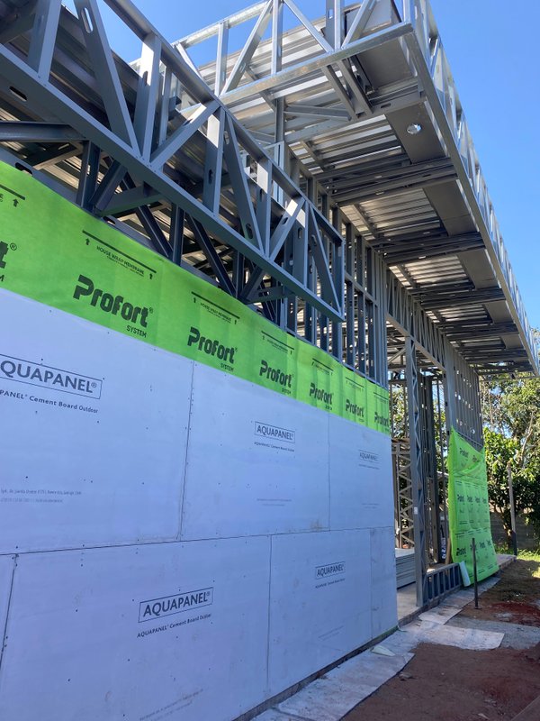 Estrutura de Telhado em Light Steel Framing